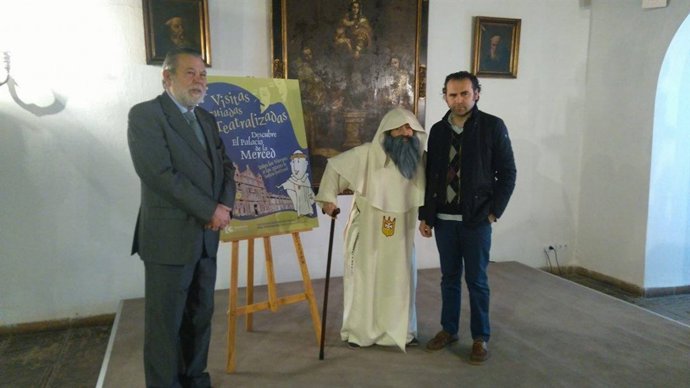 Salvador Blanco (izda.) y González durante la presentación de las visitas