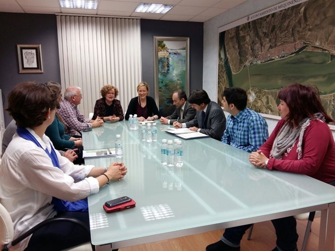 La consejera de Economía visita Mequinenza