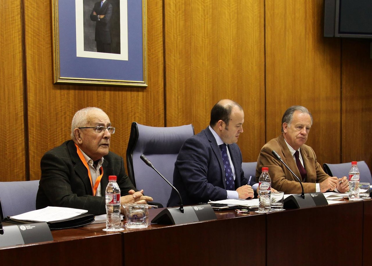 José María Pérez, empresario, comparece ante la comisión de investigación