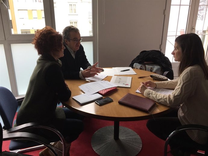 Reunión con la presidenta del comité de Tragsa en Cantabria