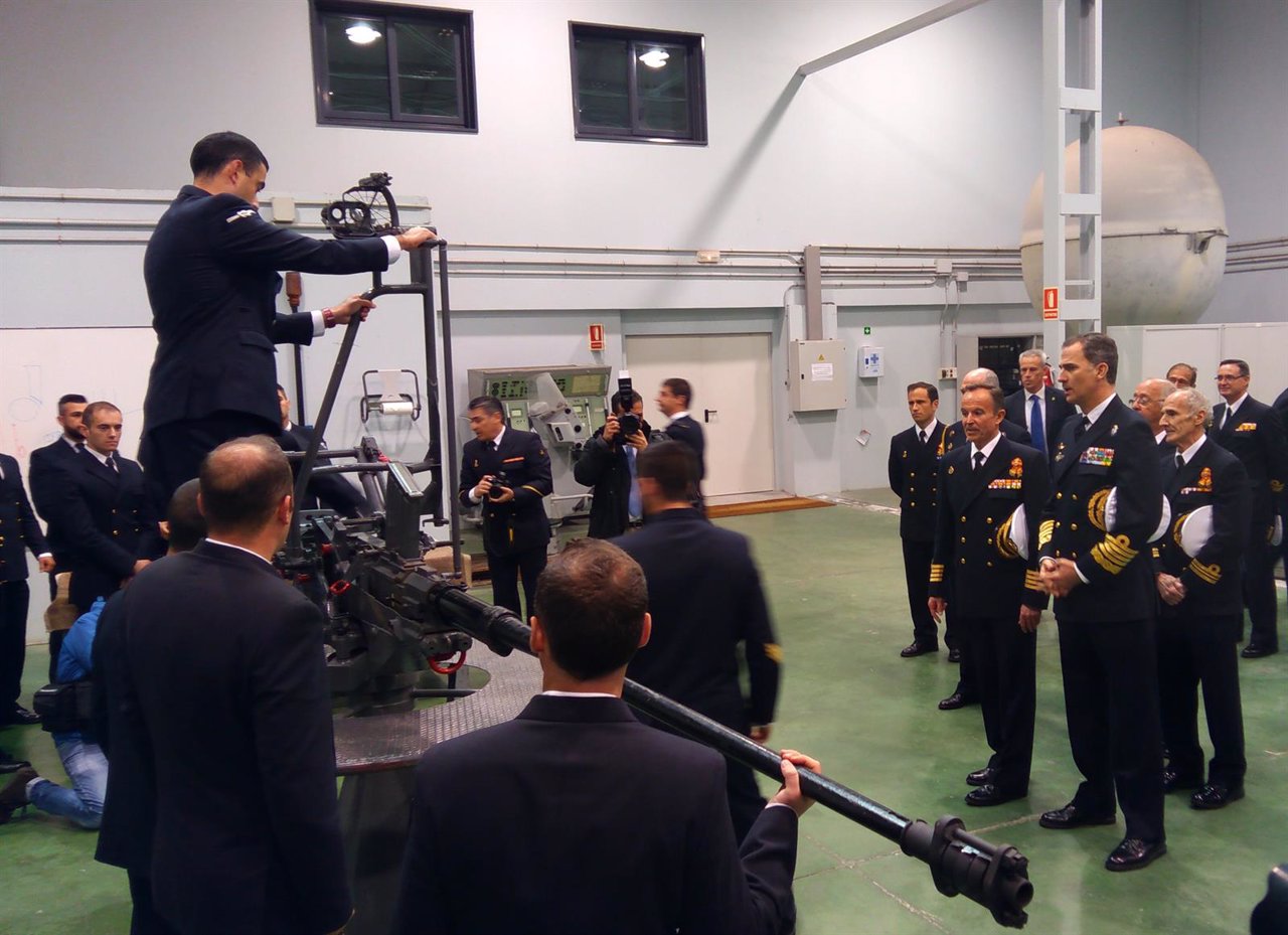 Visita del rey Felipe VI a la Armada en Ferrol