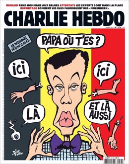 Portada de 'Charlie Hebdo' por los atentados de Bruselas