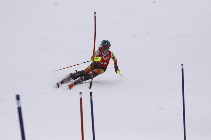 Núria Pau, campeona de España de eslalon. Esquí alpino.