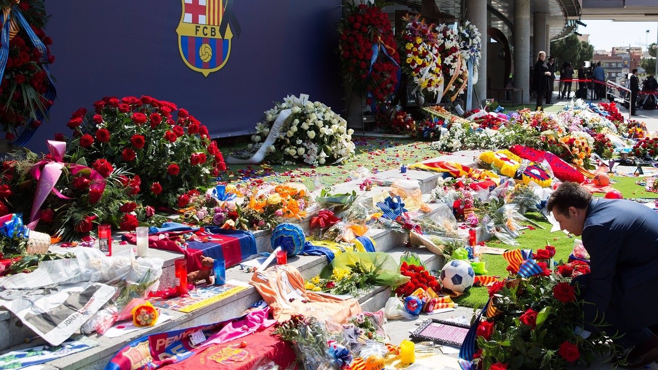 Último Día Del Espacio-Memorial A Johan Cruyff En El Camp Nou