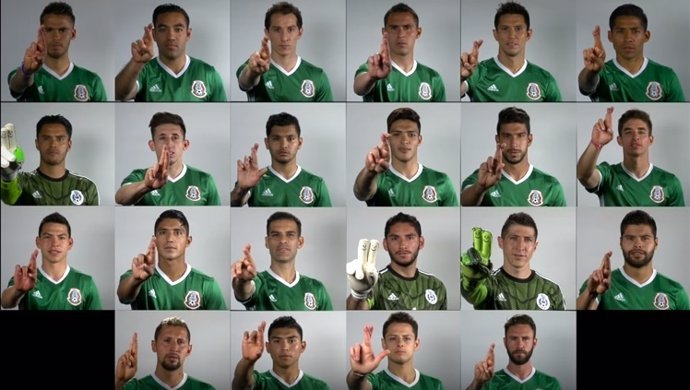 Selección mexicana contra un polémico grito