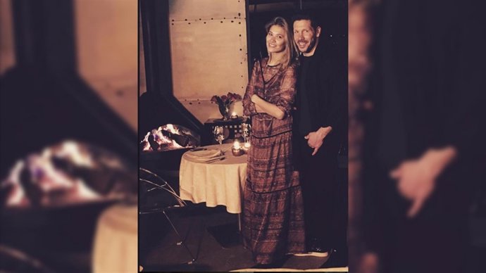 Simeone y Carla Pereyra