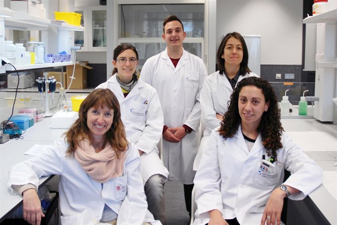 Maite Mendioroz, Naiara Celarain, Luis Soriano, Laura Pulido y Miren Roldán. 