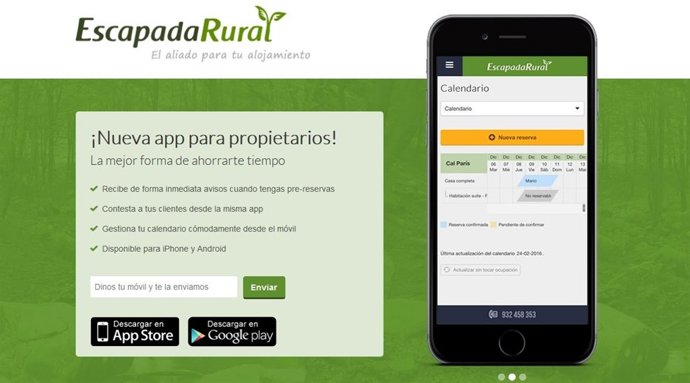 Nueva app de Escapadarural