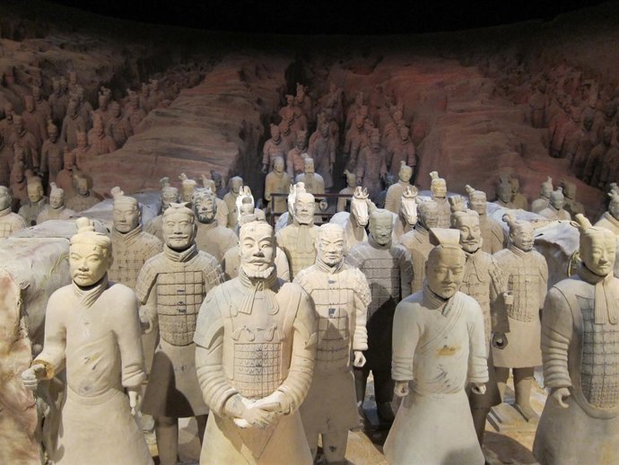 Exposición 'Terracotta Army' sobre los guerreros de Xi'an