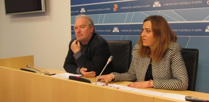 José Francisco Martín y Virginia Barcones en rueda de prensa
