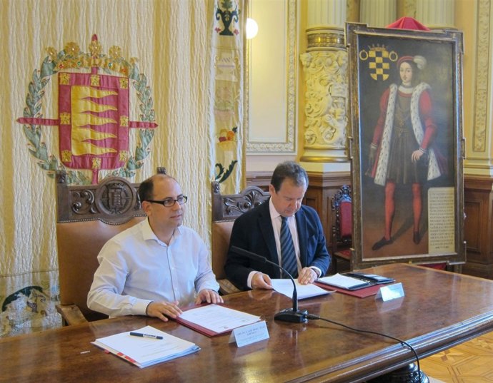 Luis Vélez junto a Javier Rodríguez Busto