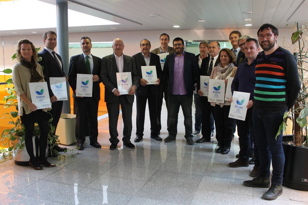 Entrega de los distintivos EMAS