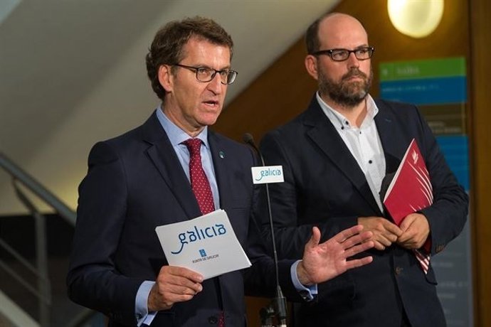 Feijóo y Martiño Noriega en su primera reunión