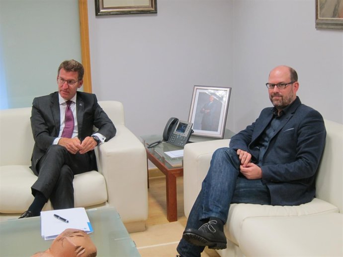 Reunión entre Martiño Noriega y Alberto Núñez Feijóo
