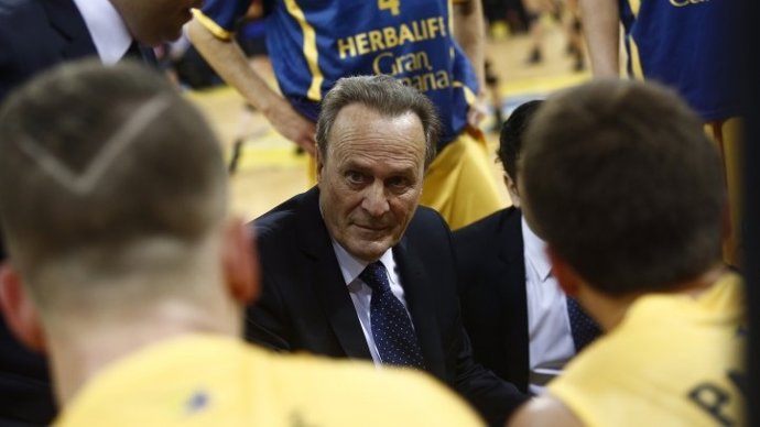 El entrenador del Herbalife Gran Canaria, Aíto García Reneses