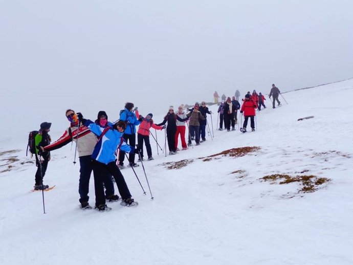 Raquetas de nieve en Sierra Nevada