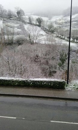 Nieve en Cangas del Narcea