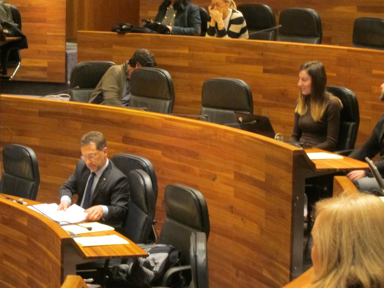 Genaro Alonso en la Junta General