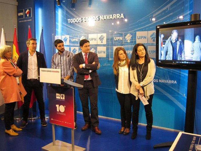 Oscar Arizcuren, en la presentación del décimo congreso de UPN.