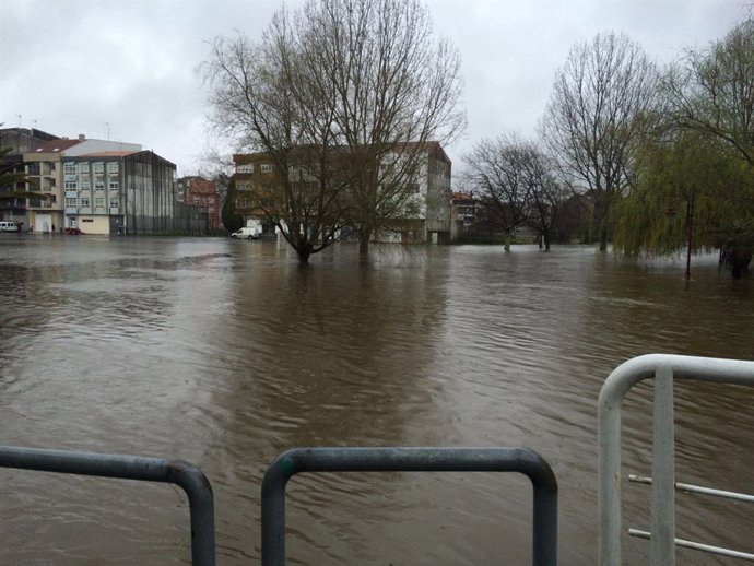 Inundaciones en Carballo (A Coruña) temporal lluvia Galicia
