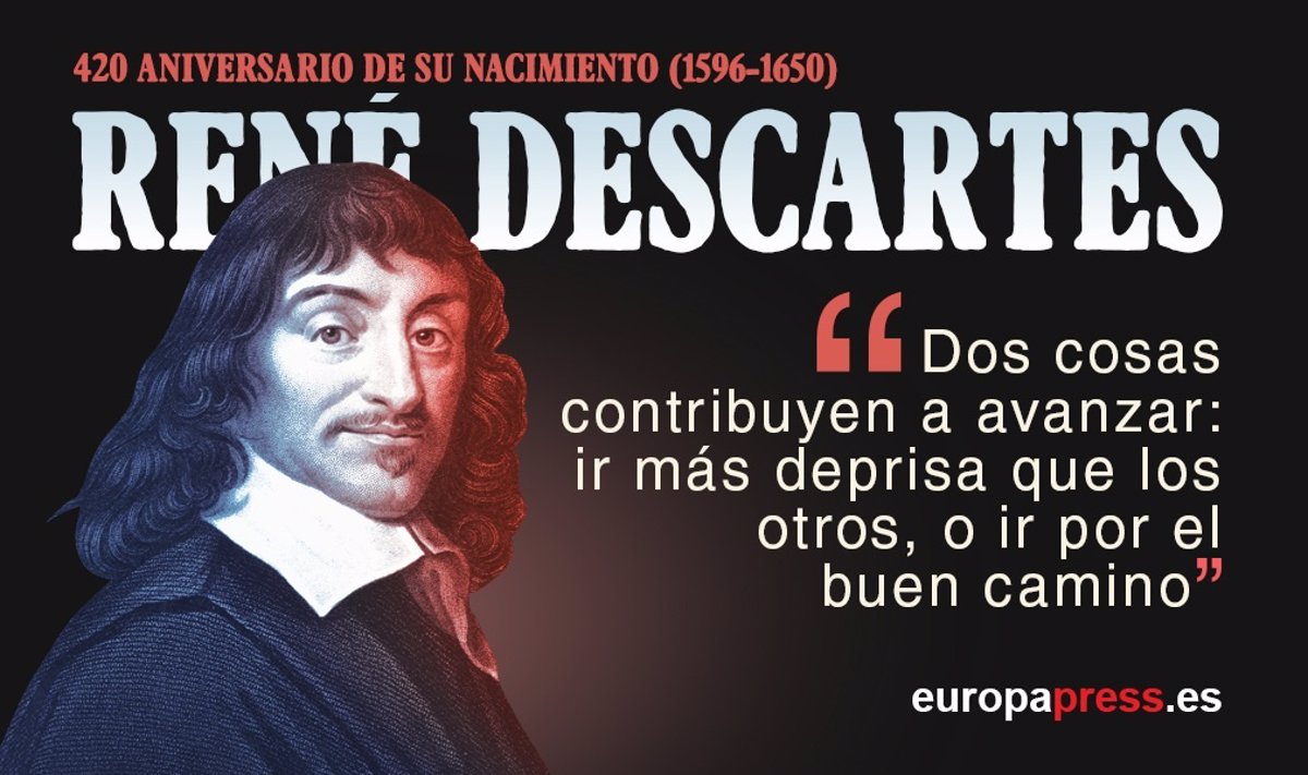 10 frases para filosofar con Descartes en el 420º aniversario de su  nacimiento