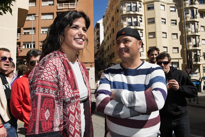 Teresa Rodríguez junto a Andrés Bódalo