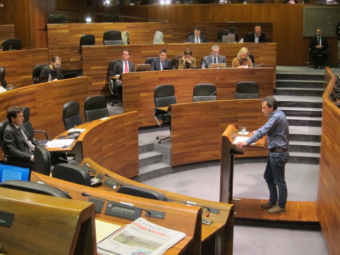 Francisco Blanco en la Junta General