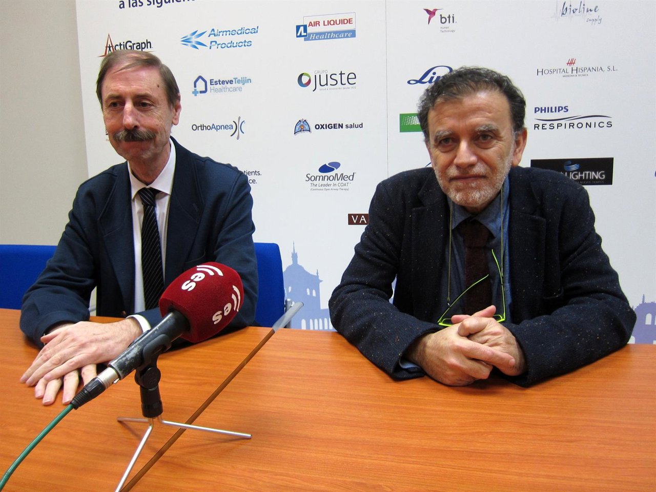 Félix del Campo (izda) y Joaquín Terán Santos.