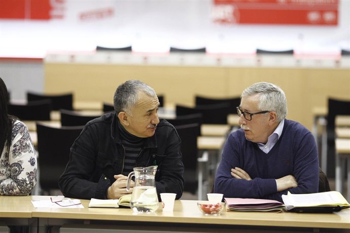 Ignacio Fernández Toxo y Pepe Álvarez