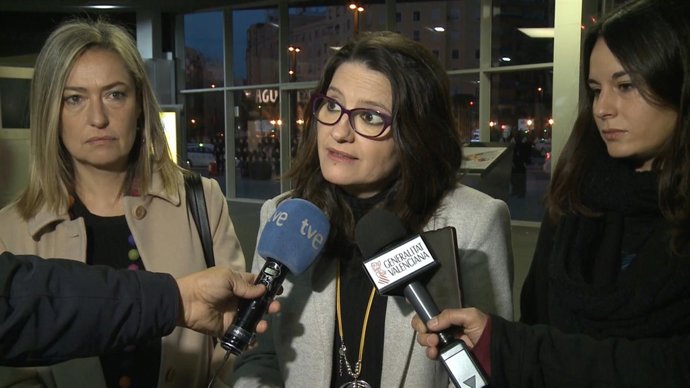 Mònica Oltra en imagend e archivo