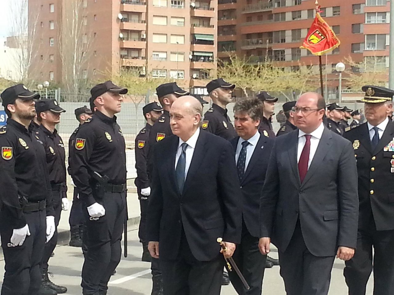 El ministro del Interior, Jorge Fernández Díaz en Lorca
