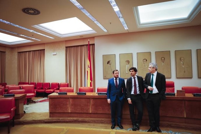 Luis Garicano, Toni Roldán y Francisco de la Torre