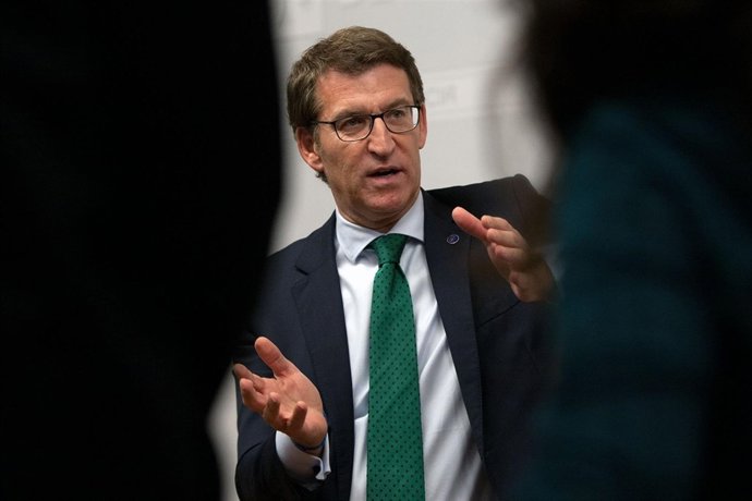 Alberto Núñez Feijóo, tras el Consello de la Xunta del 4 de febrero