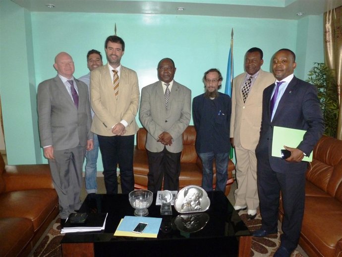 Delegación de EC con el ministro de Educación de Guinea Ecuatorial