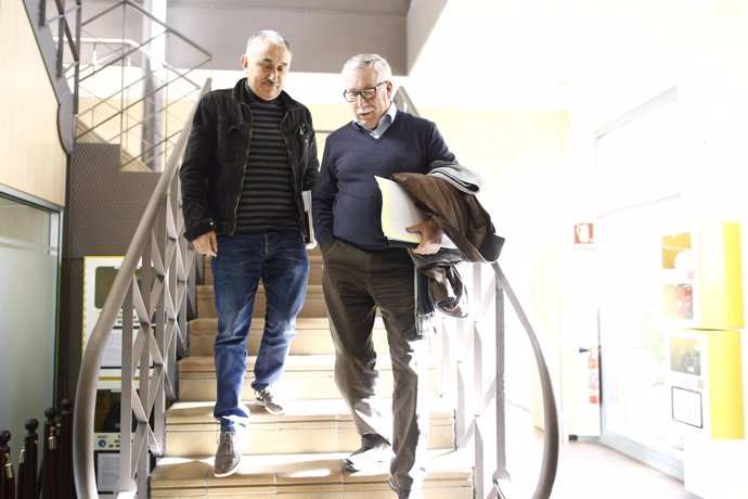 Ignacio Fernández Toxo y Pepe Álvarez