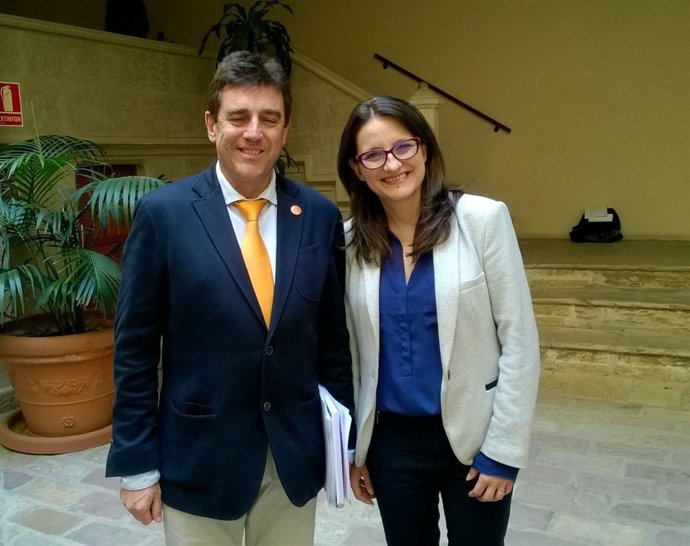 José Manuel Ramírez y Mónica Oltra