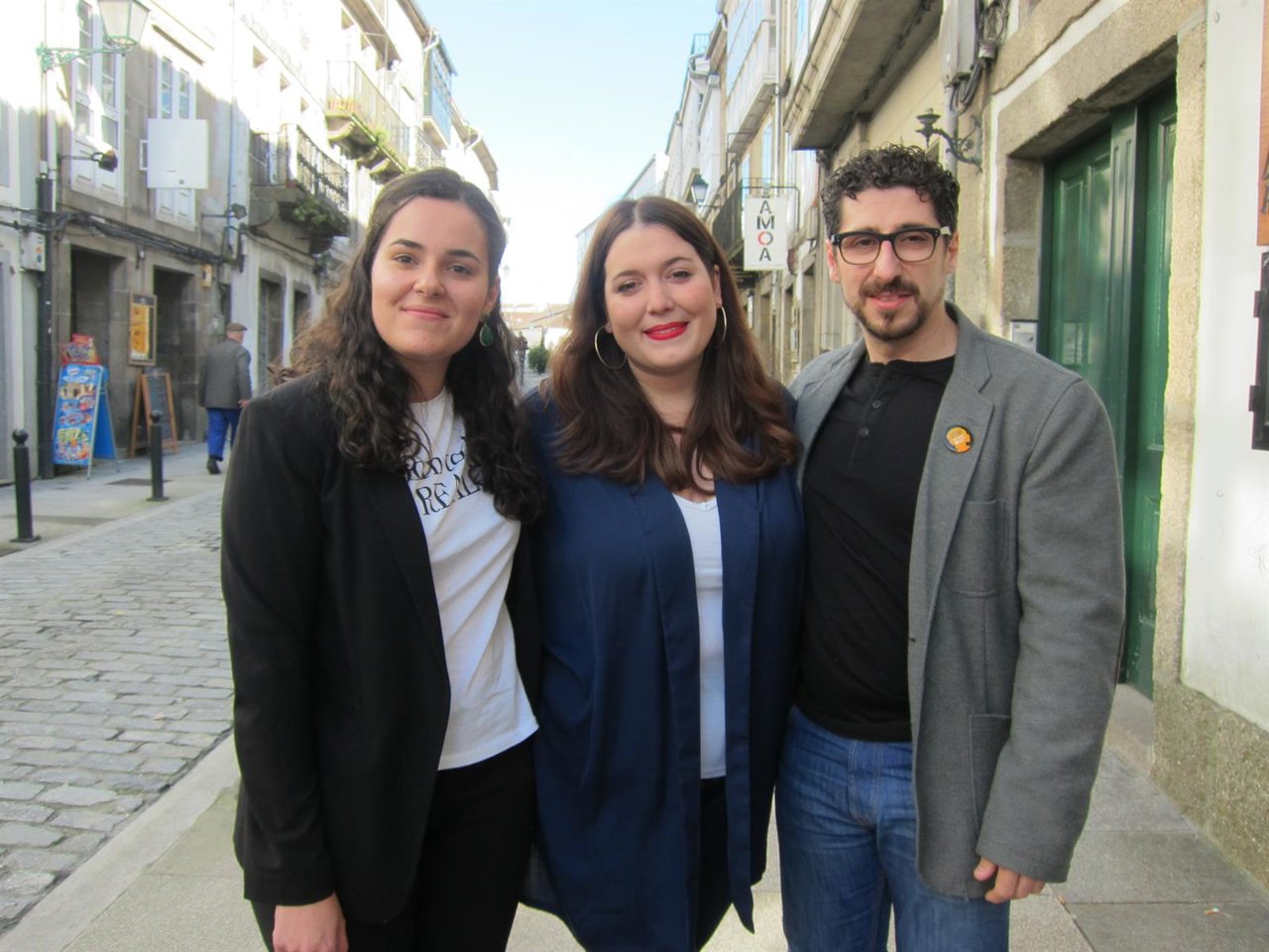 Angela Rodríguez presenta Agora Podemos en Santiago