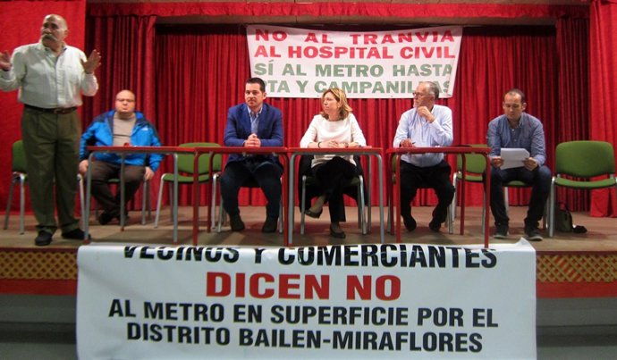 Vecinos Bailén-Miraflores plataforma no al tranvía, sí al PTA Campanillas metro