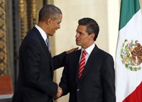 Obama recibe a Peña Nieto en la Casa Blanca