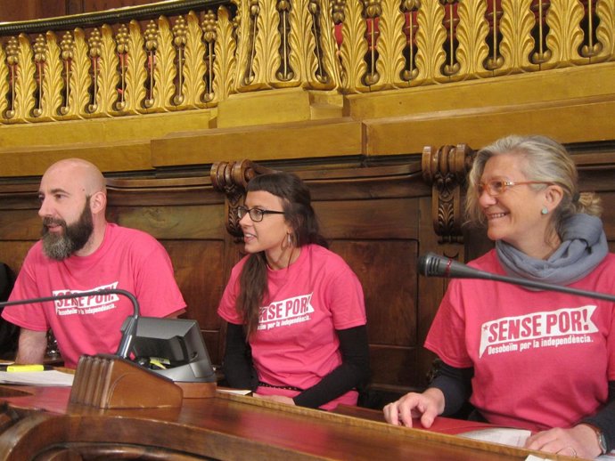 Josep Garganté, Marta Rovira, Maria José Lecha (CUP)
