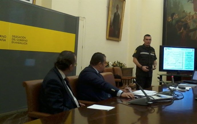 Presentación del simulacro de emergencia por seísmo este viernes en Sevilla