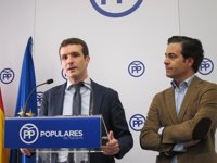 Pablo Casado dice que "ya está bien de tomar el pelo a la gente" y llama a un "gran pacto" entre PP y PSOE