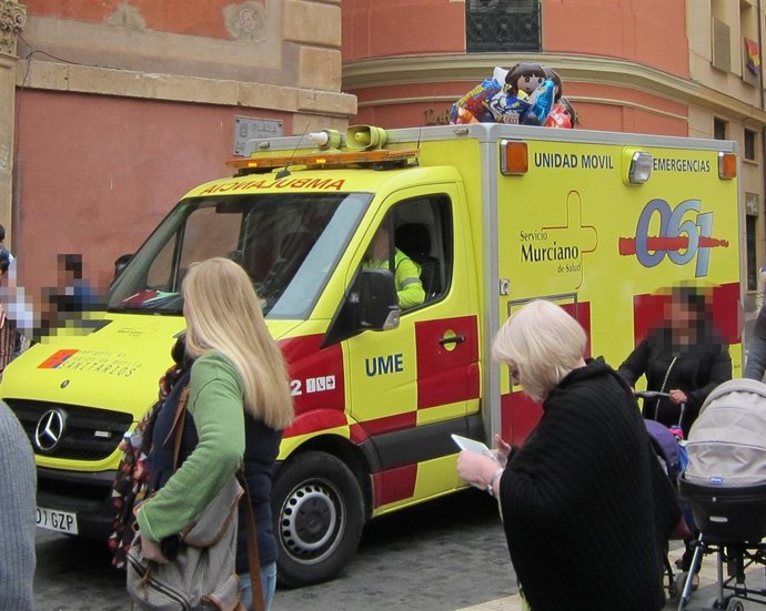 Ambulancia en el Bando de la Huerta