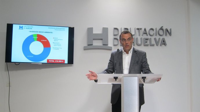 El presidente de la Diputación de Huelva, Ignacio Caraballo.