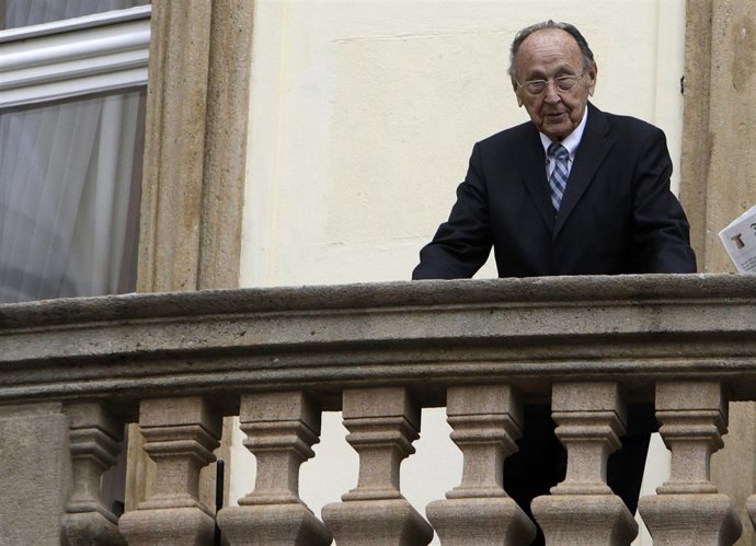 El exministro alemán Hans-Dietrich Genscher 