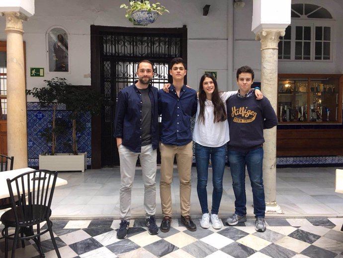 Alumnos del colegio San Francisco de Paula de Sevilla