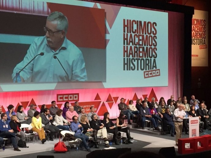 El secretario general de CC.OO., Ignacio Fernández Toxo