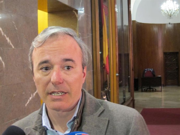 El portavoz del PP en el Ayuntamiento, Jorge Azcón