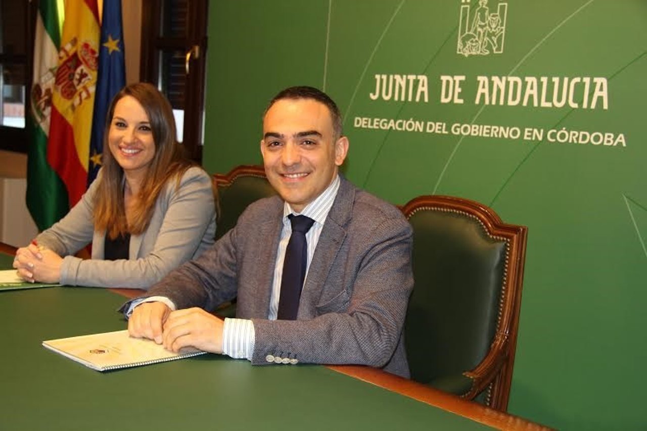 Ruiz y Zamorano durante la presentación del evento