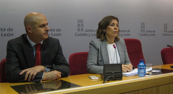 La consejera de Agricultura y Ganadería, Milagros Marcos, en rueda de prensa